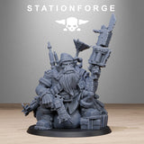 Tabletop Terrain Miniature Orkaz Santa Chaos