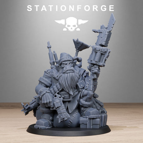 Tabletop Terrain Miniature Orkaz Santa Chaos
