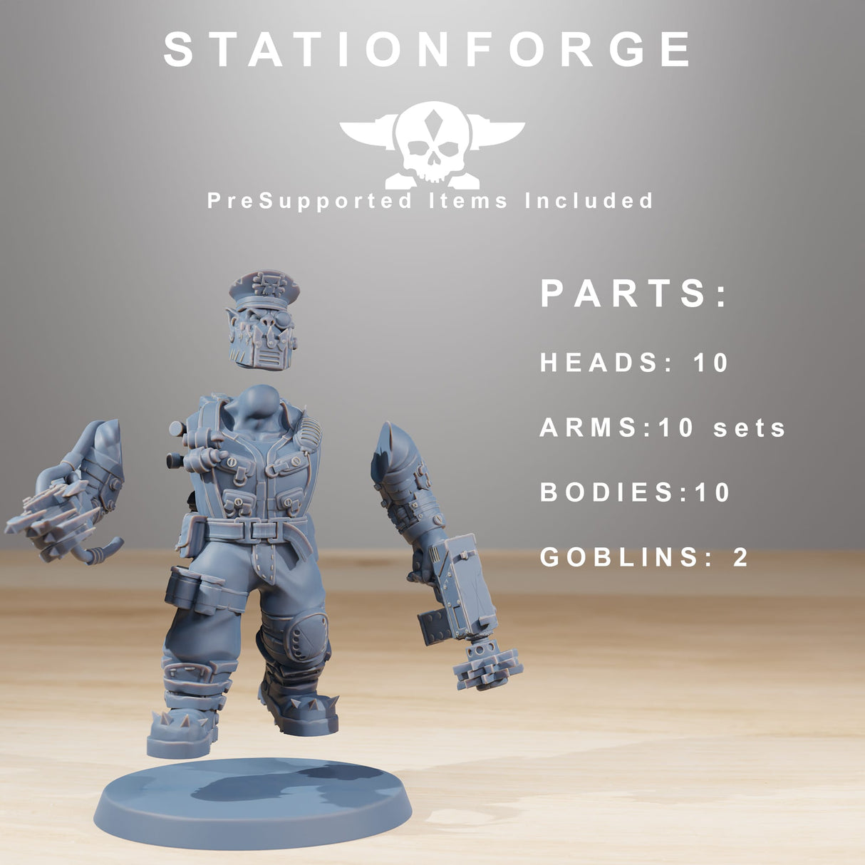 Tabletop Terrain Miniature Orkaz Skillers