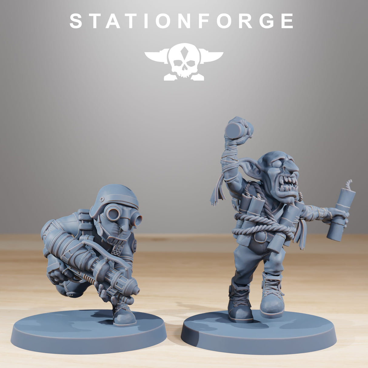 Tabletop Terrain Miniature Orkaz Skillers