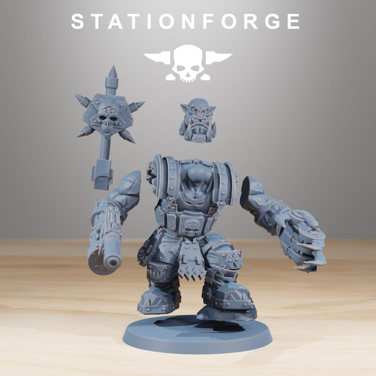 Tabletop Terrain Miniature Orkaz SkullKrushers