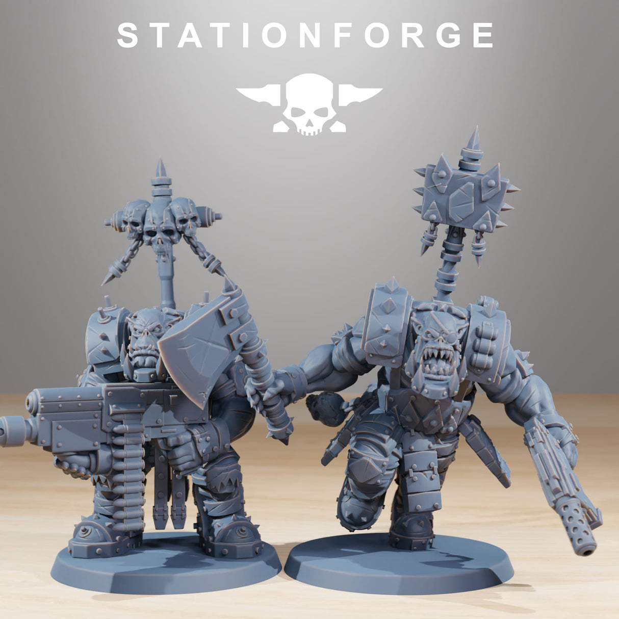 Tabletop Terrain Miniature Orkaz SkullKrushers