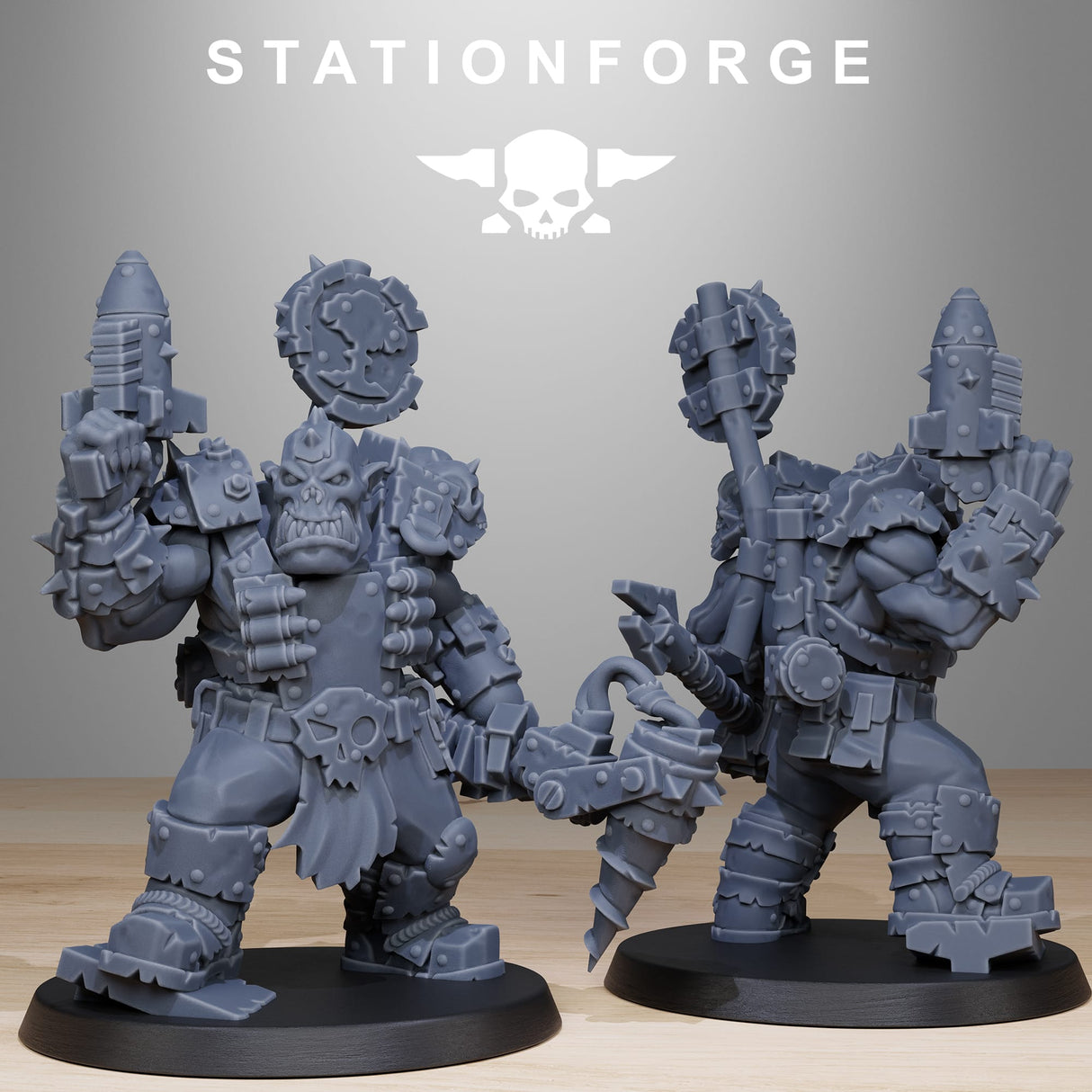 Tabletop Terrain Miniature Orkaz Smashers