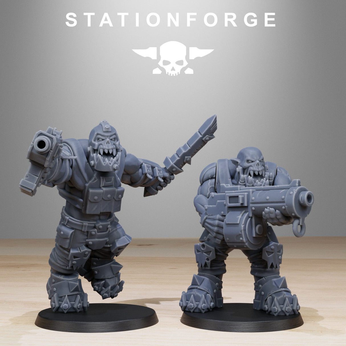 Tabletop Terrain Miniature Orkaz Spec Team