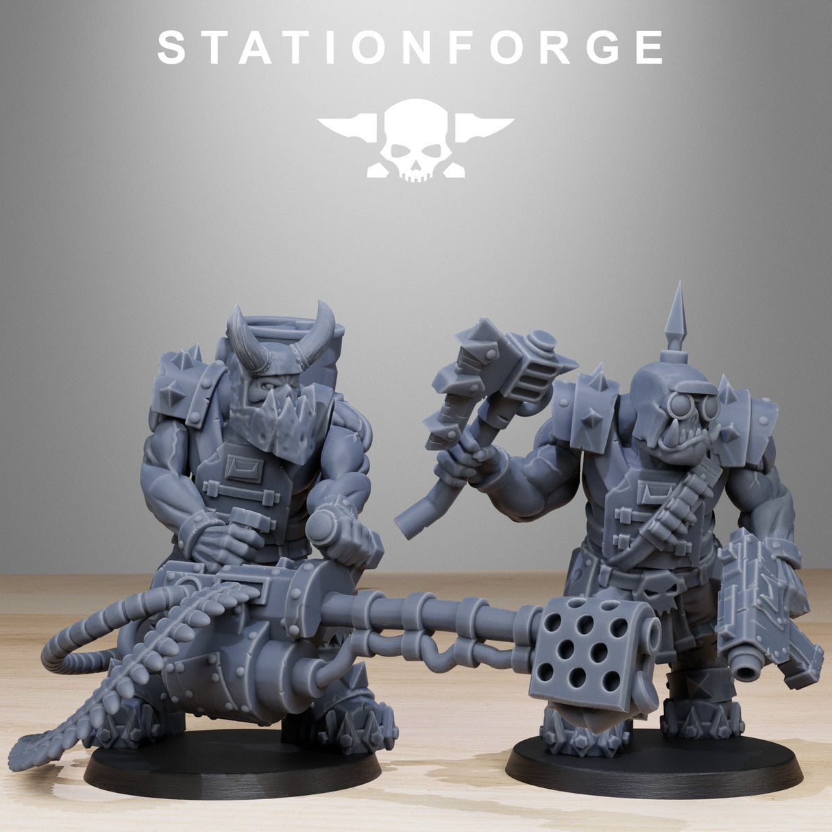 Tabletop Terrain Miniature Orkaz Spec Team
