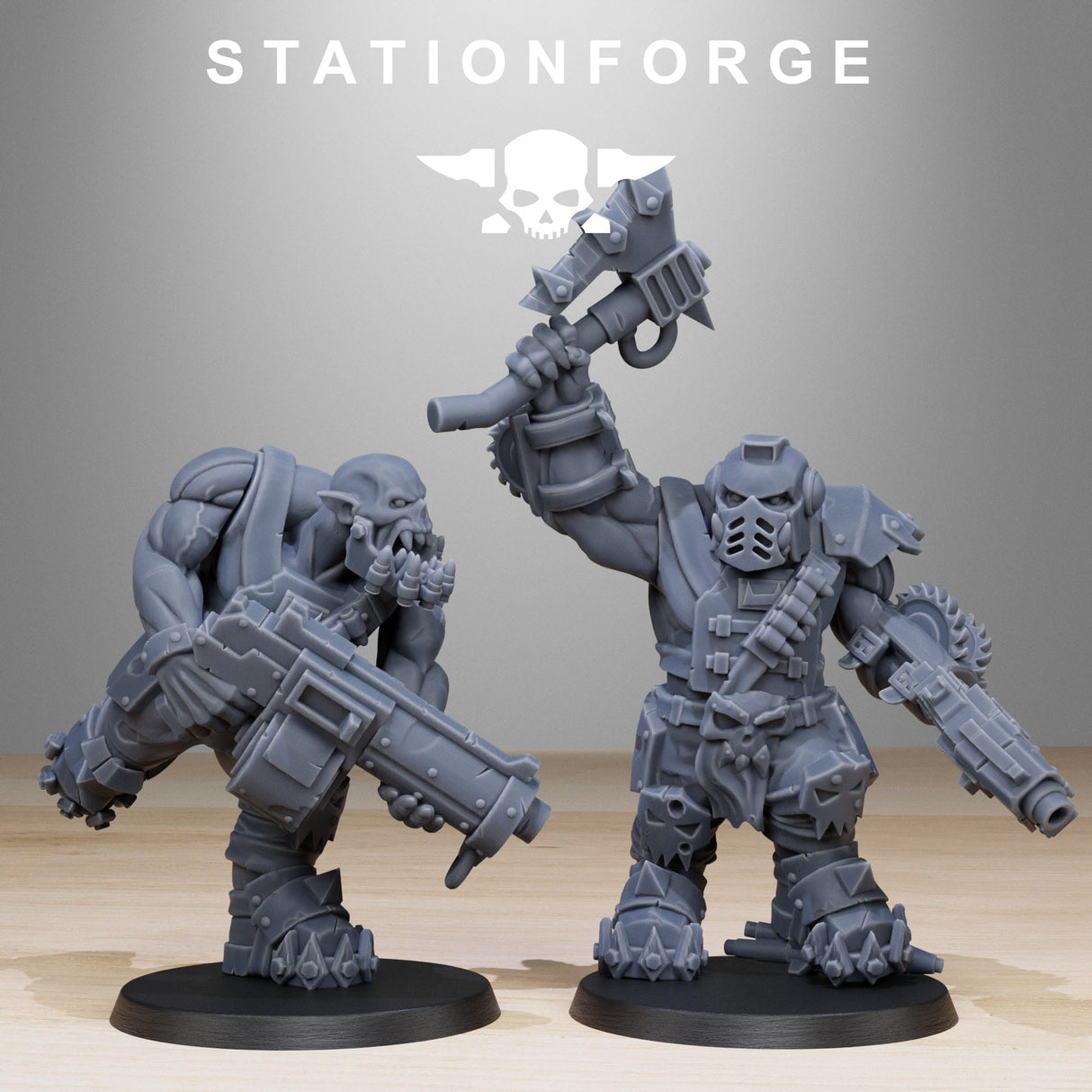 Tabletop Terrain Miniature Orkaz Spec Team