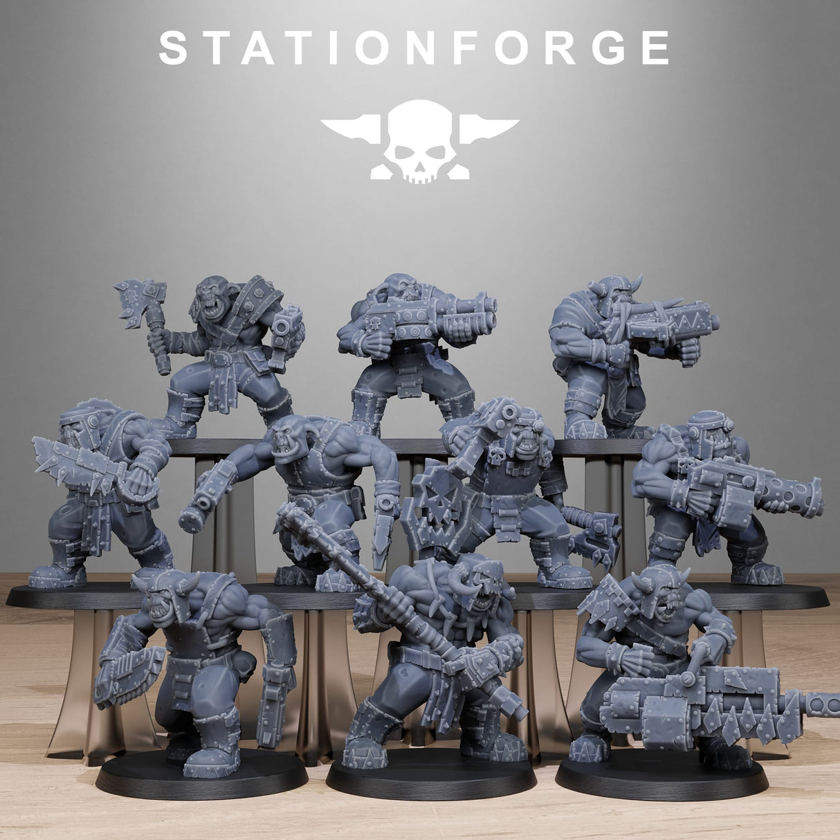 Tabletop Terrain Miniature Orkaz Starter Pack