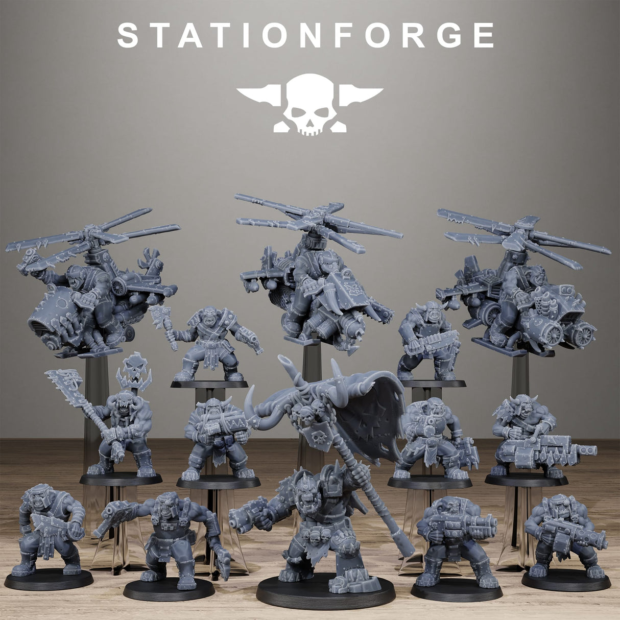 Tabletop Terrain Miniature Orkaz Starter Pack