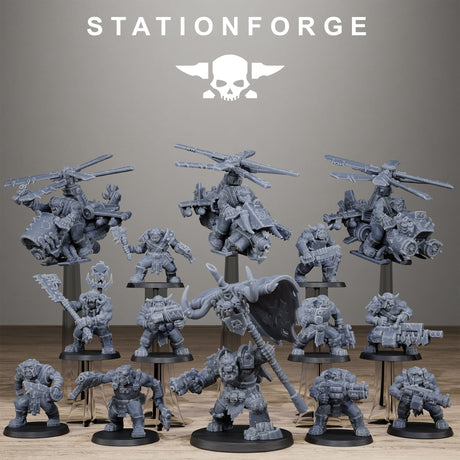 Tabletop Terrain Miniature Orkaz Starter Pack