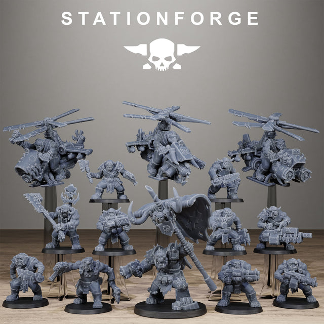 Tabletop Terrain Miniature Orkaz Starter Pack