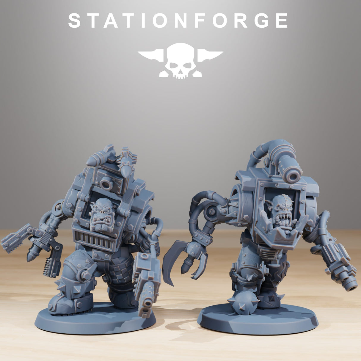 Tabletop Terrain Miniature Orkaz Steelbrutes