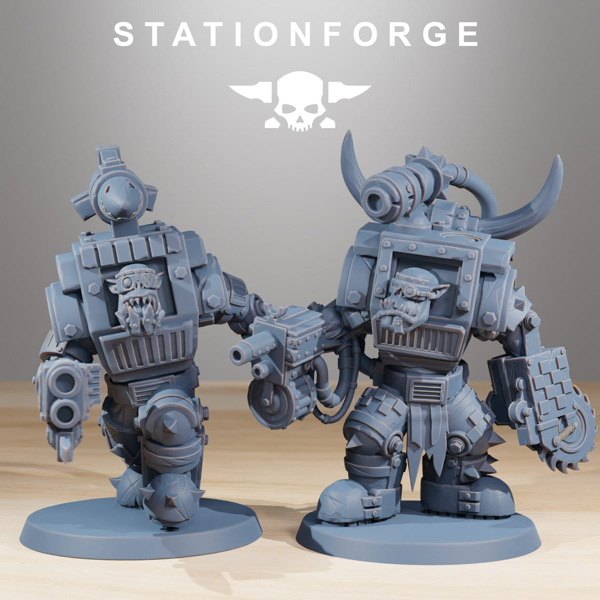 Tabletop Terrain Miniature Orkaz Steelbrutes
