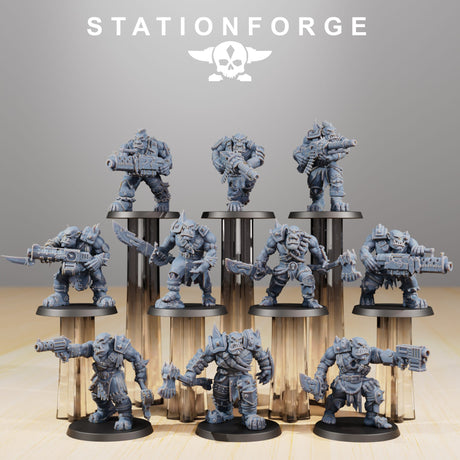 Tabletop Terrain Miniature Orkaz Strappaz