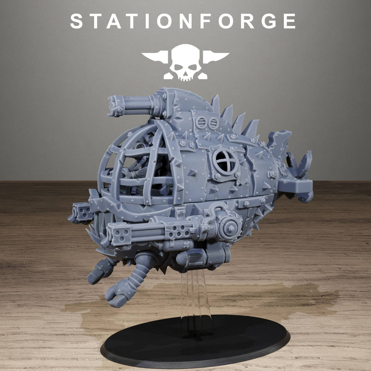 Tabletop Terrain Miniature Orkaz Submarine