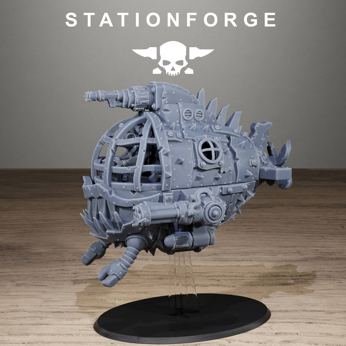 Tabletop Terrain Miniature Orkaz Submarine