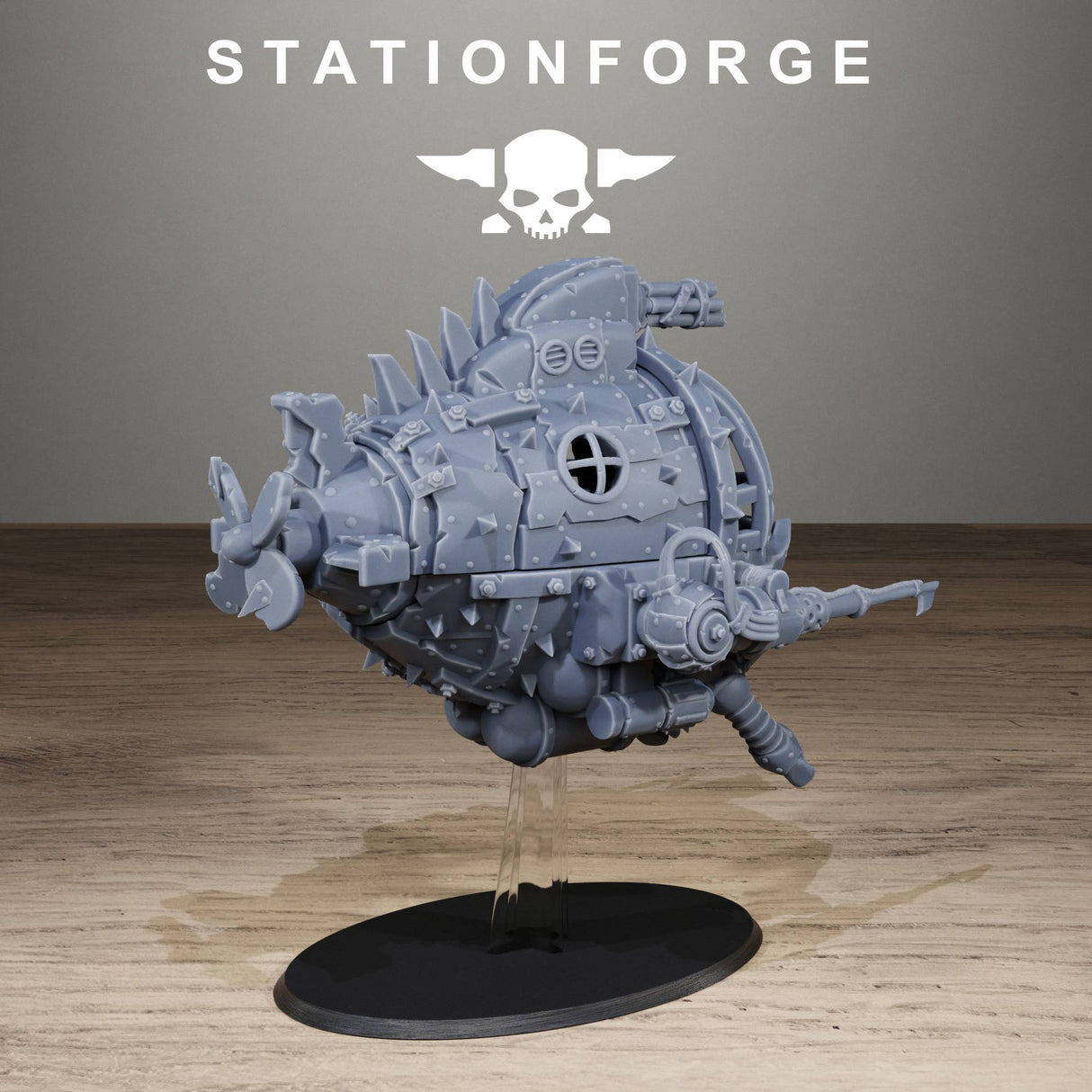 Tabletop Terrain Miniature Orkaz Submarine