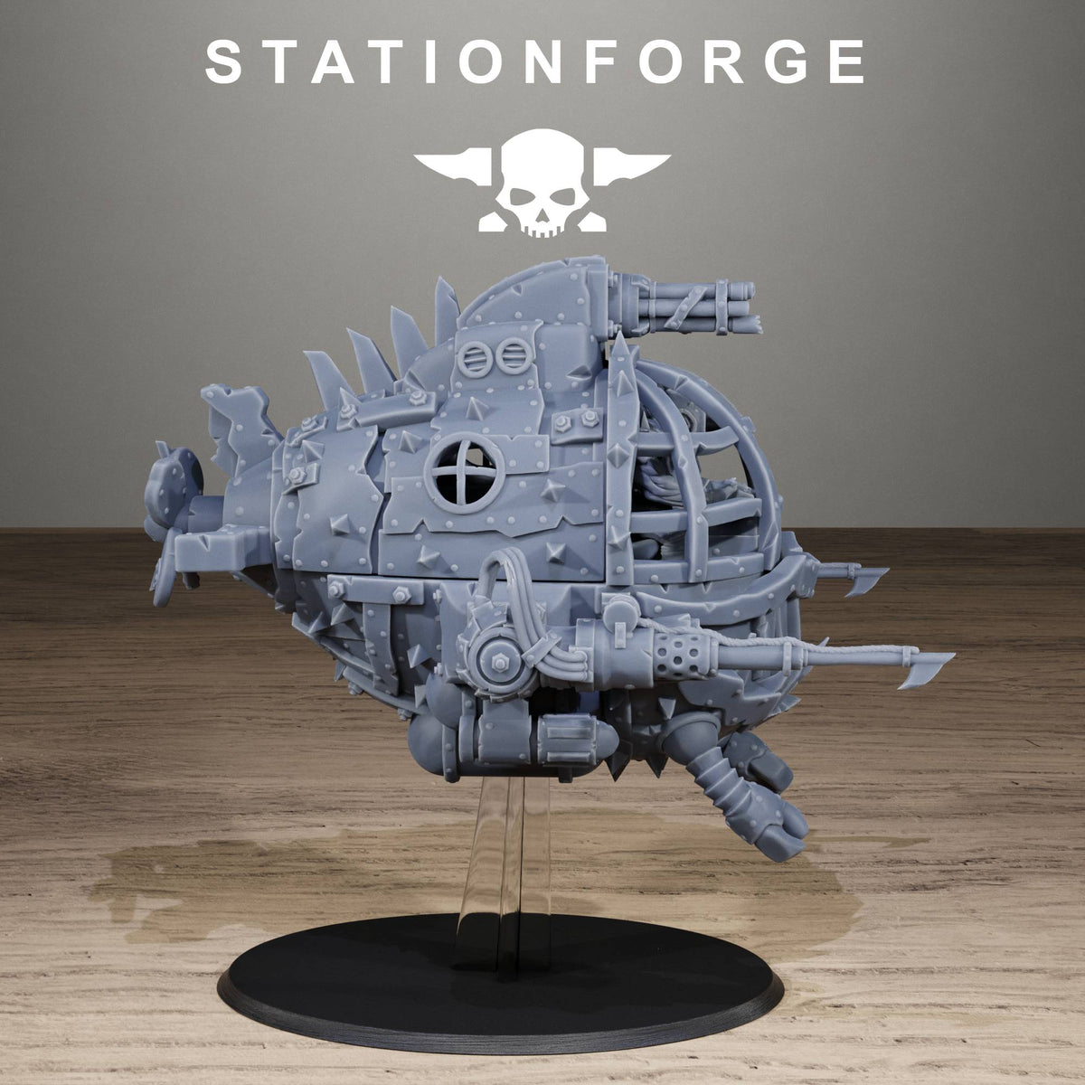 Tabletop Terrain Miniature Orkaz Submarine