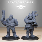 Tabletop Terrain Miniature Orkaz Team Fighters