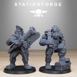 Tabletop Terrain Miniature Orkaz Team Fighters