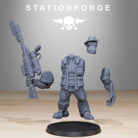 Tabletop Terrain Miniature Orkaz Team Fighters