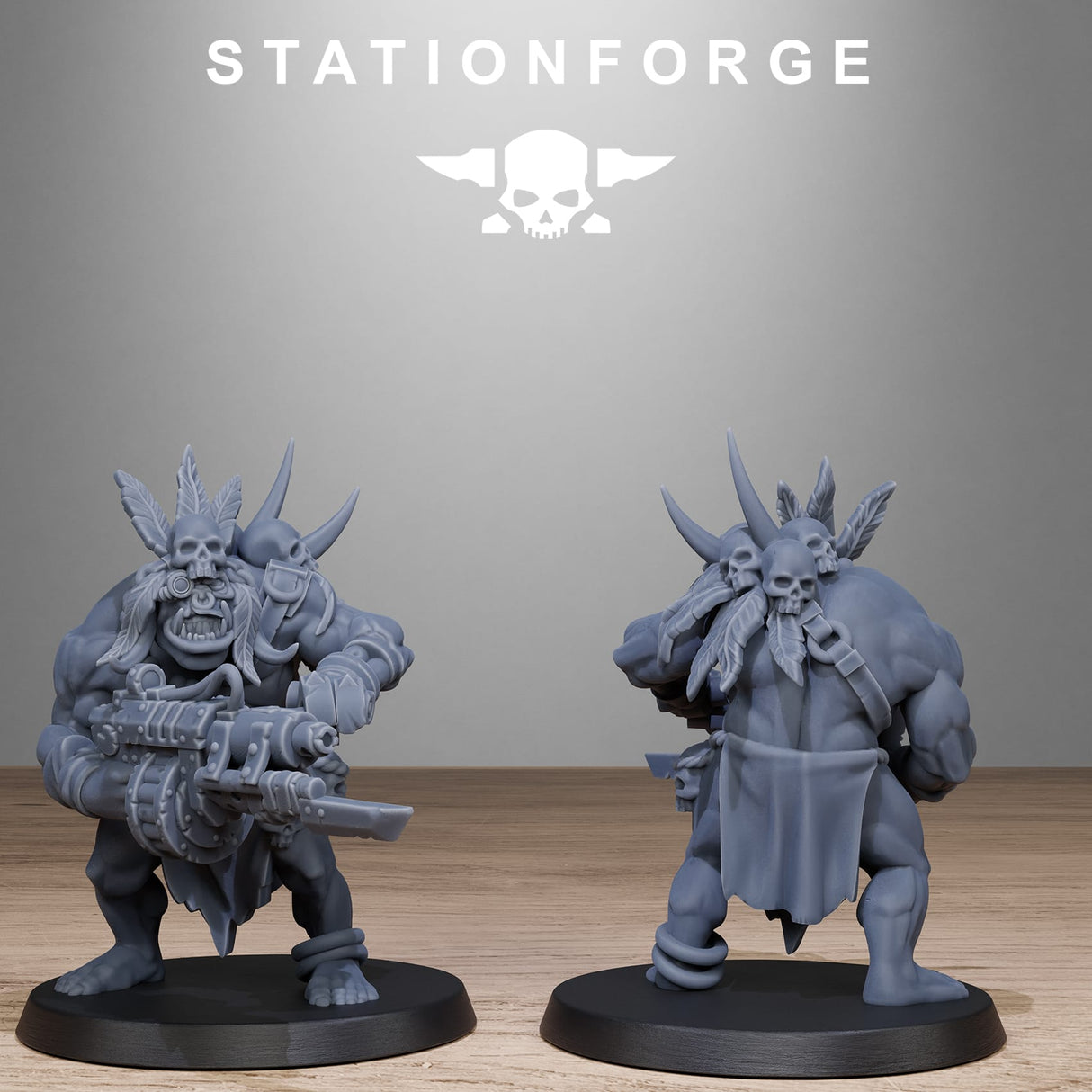 Tabletop Terrain Miniature Orkaz Tribal Infantry