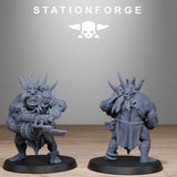 Tabletop Terrain Miniature Orkaz Tribal Infantry