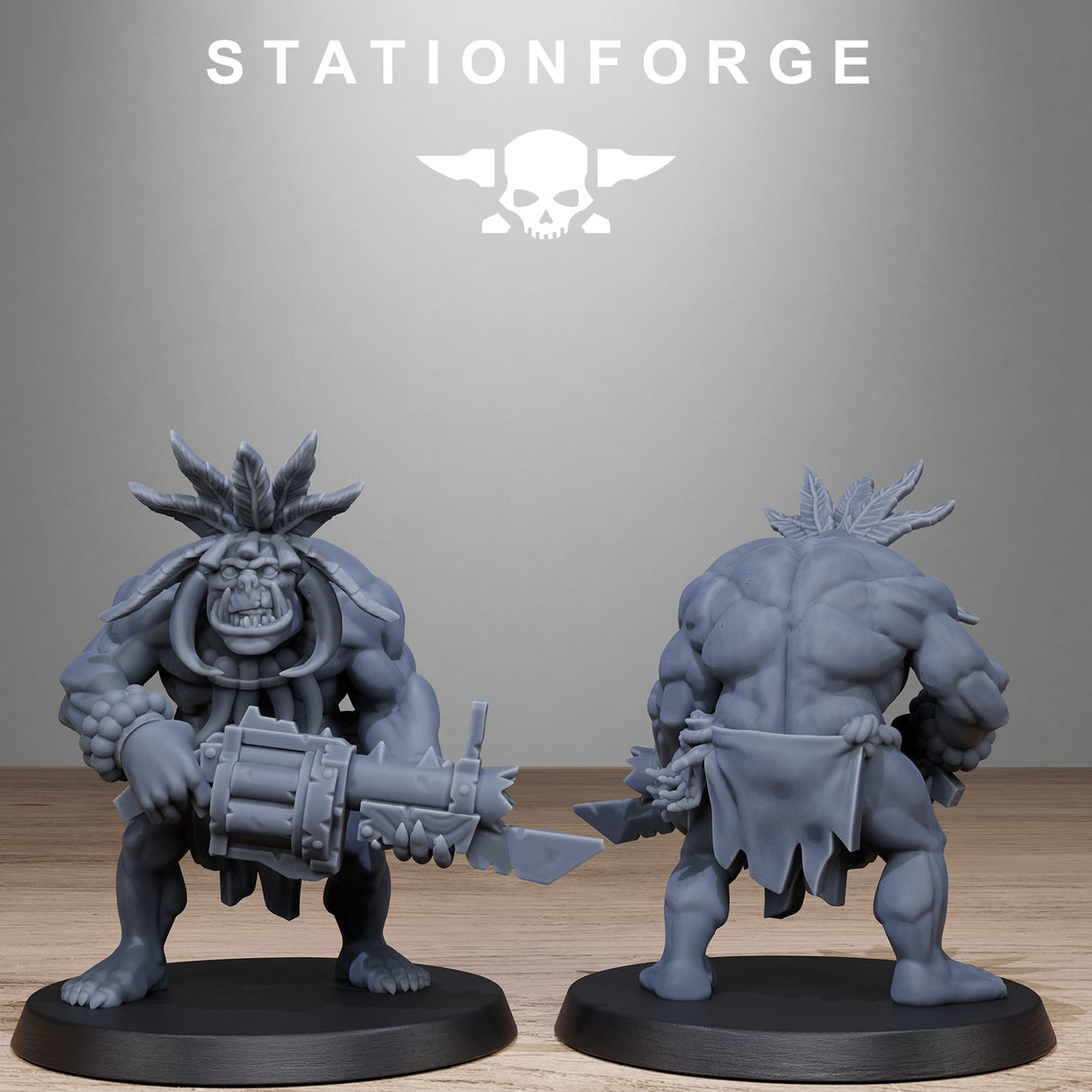 Tabletop Terrain Miniature Orkaz Tribal Infantry