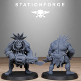 Tabletop Terrain Miniature Orkaz Tribal Infantry
