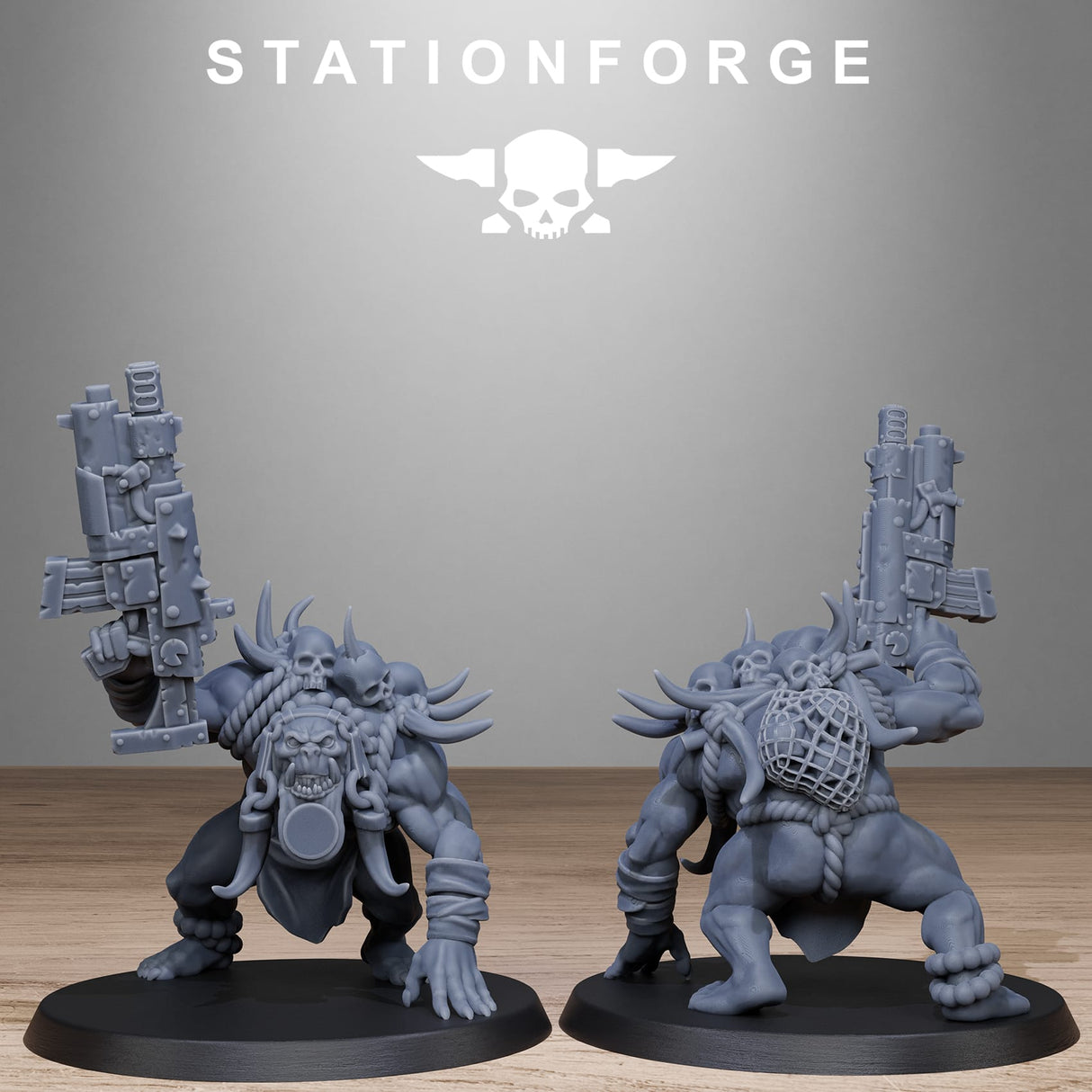 Tabletop Terrain Miniature Orkaz Tribal Infantry