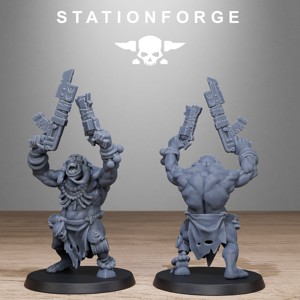 Tabletop Terrain Miniature Orkaz Tribal Infantry