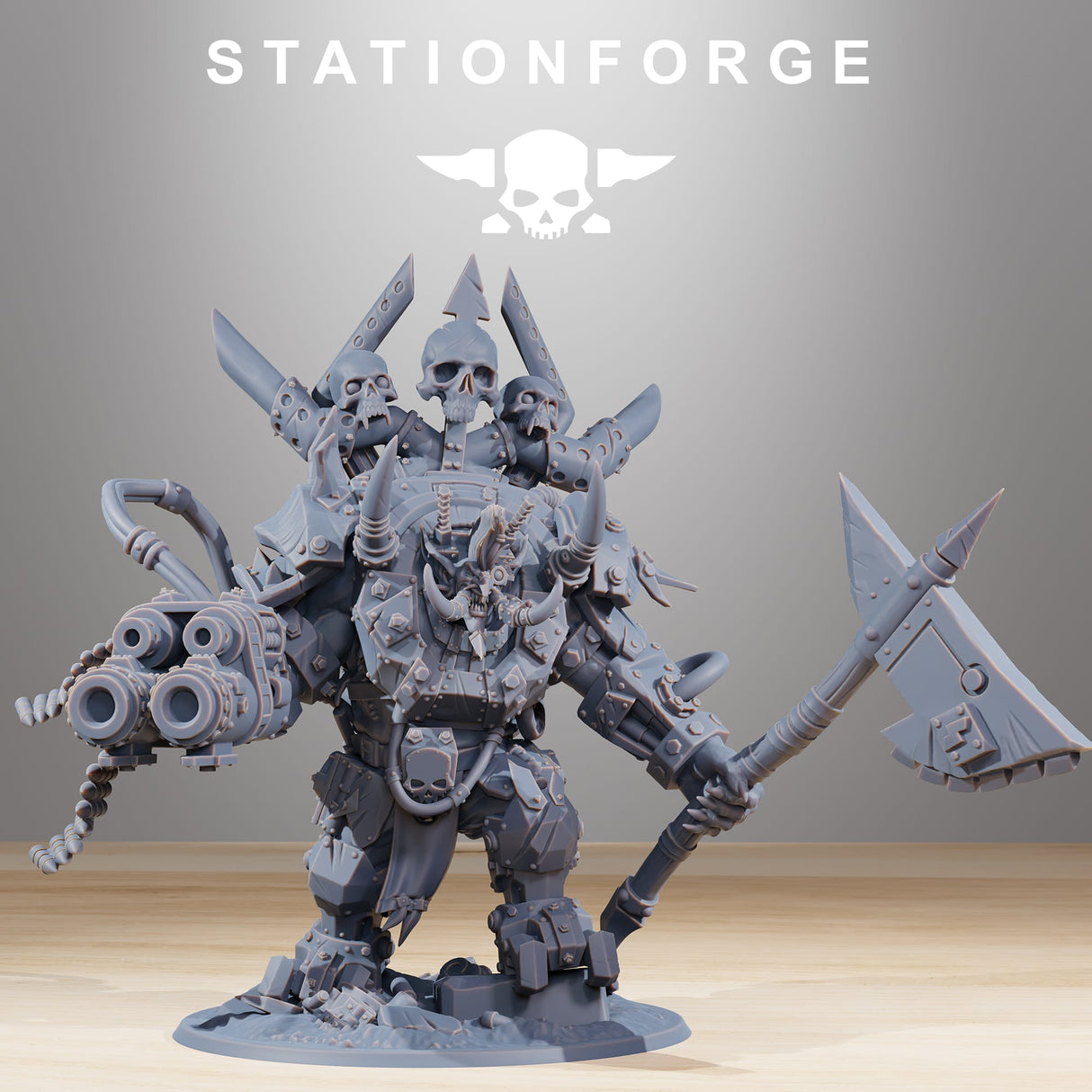 Tabletop Terrain Miniature Orkaz Troll Boss
