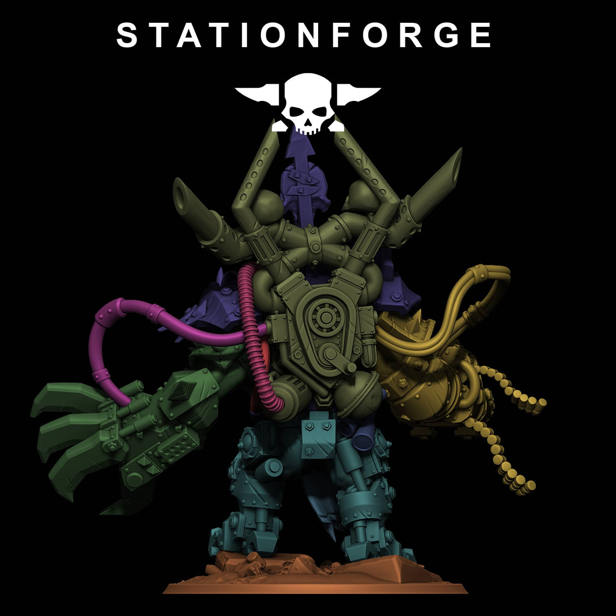Tabletop Terrain Miniature Orkaz Troll Boss
