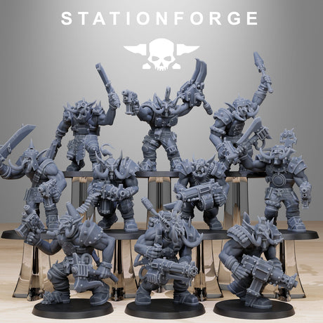 Tabletop Terrain Miniature Orkaz Trolls