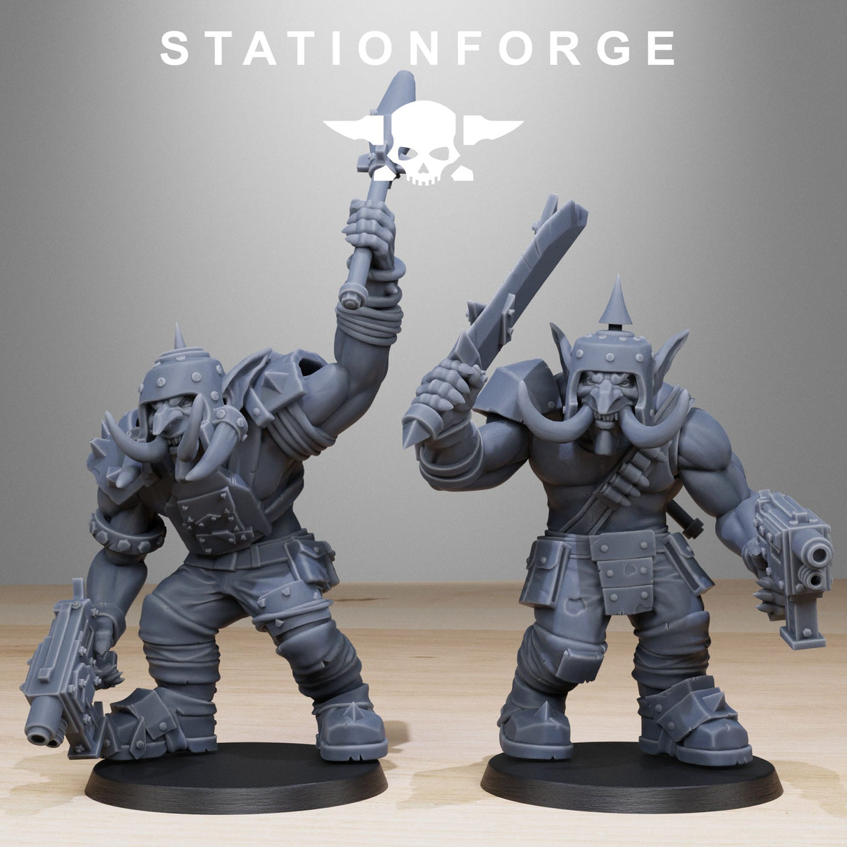 Tabletop Terrain Miniature Orkaz Trolls