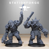 Tabletop Terrain Miniature Orkaz Trolls
