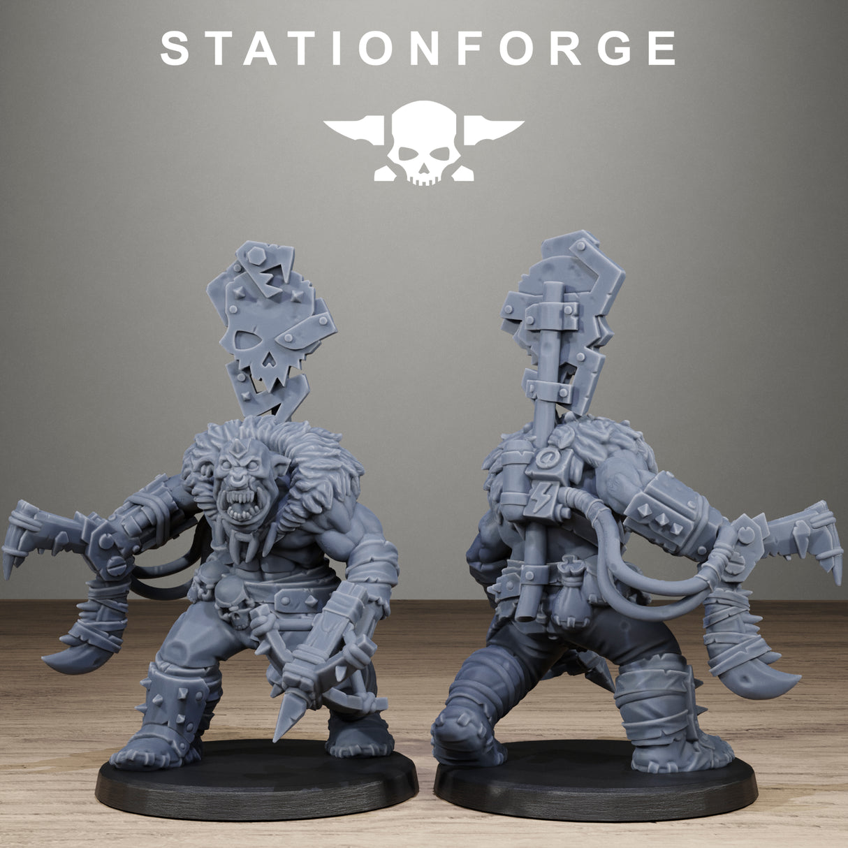 Tabletop Terrain Miniature Orkaz Wild Squad