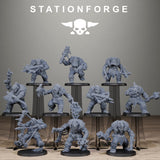 Tabletop Terrain Miniature Orkaz Wild Squad