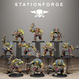 Tabletop Terrain Miniature Orkaz Wild Squad
