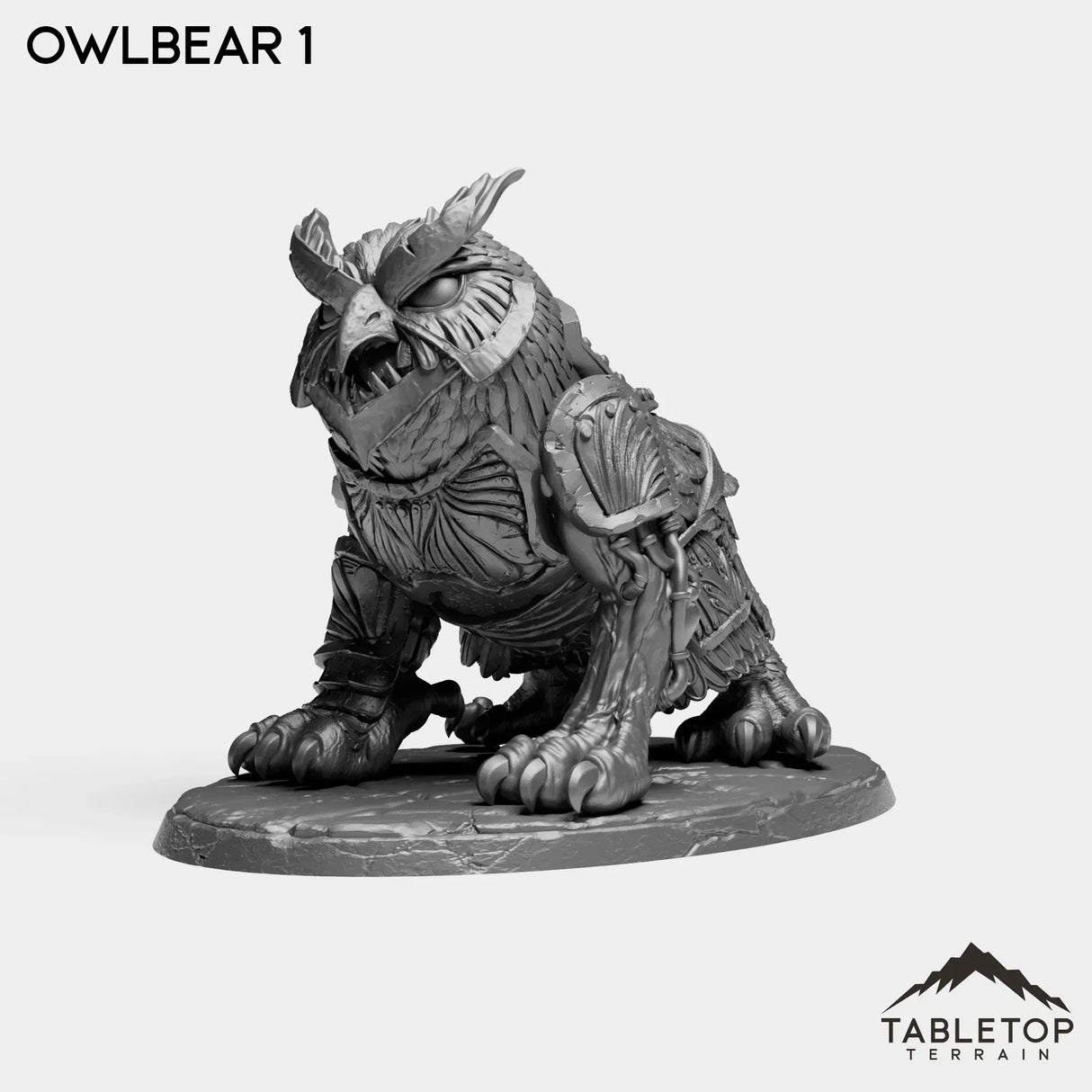 Tabletop Terrain Miniature Owlbear 1 Owlbears - Alchemical Satrapy