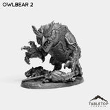 Tabletop Terrain Miniature Owlbear 2 Owlbears - Alchemical Satrapy