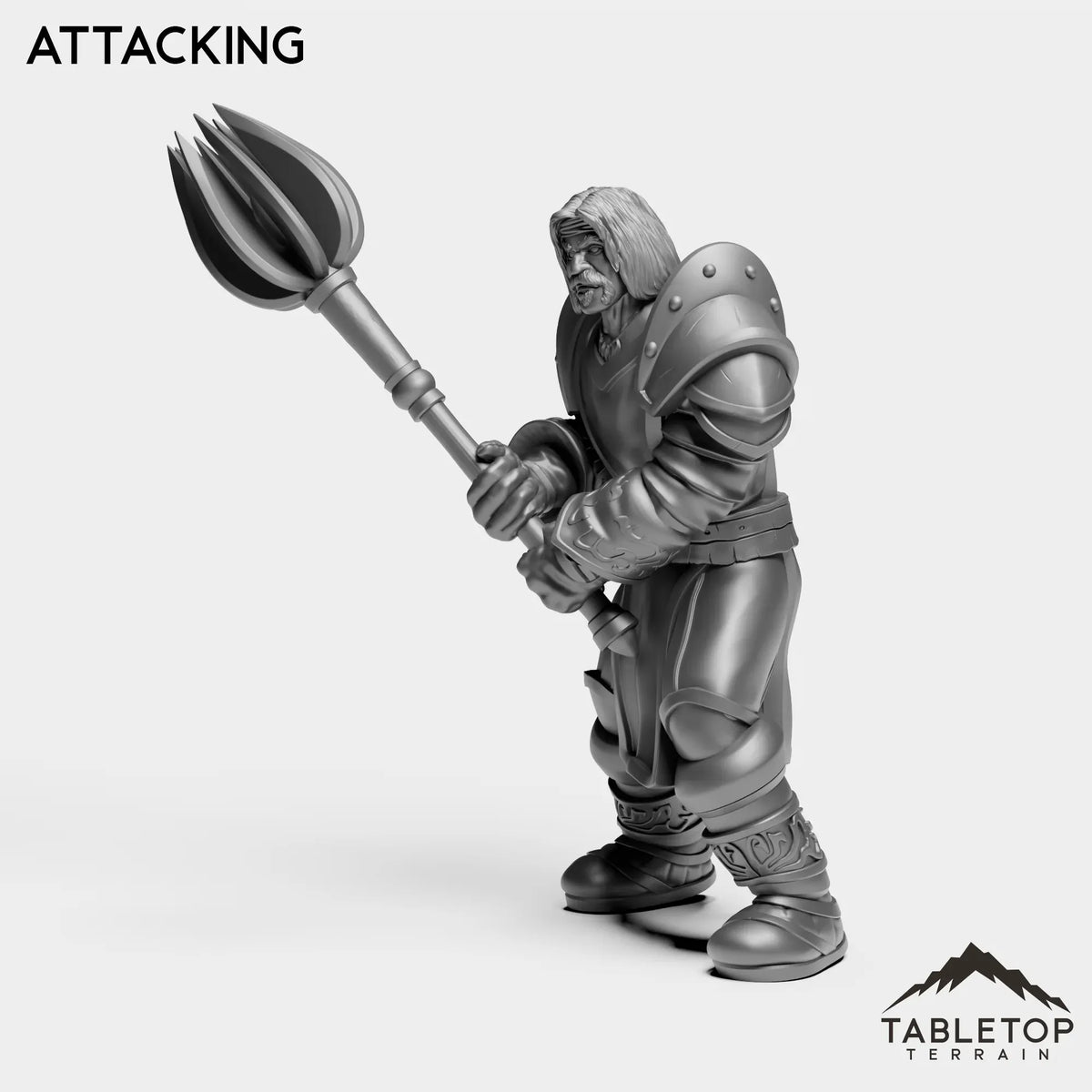 Tabletop Terrain Miniature Paladin Commander