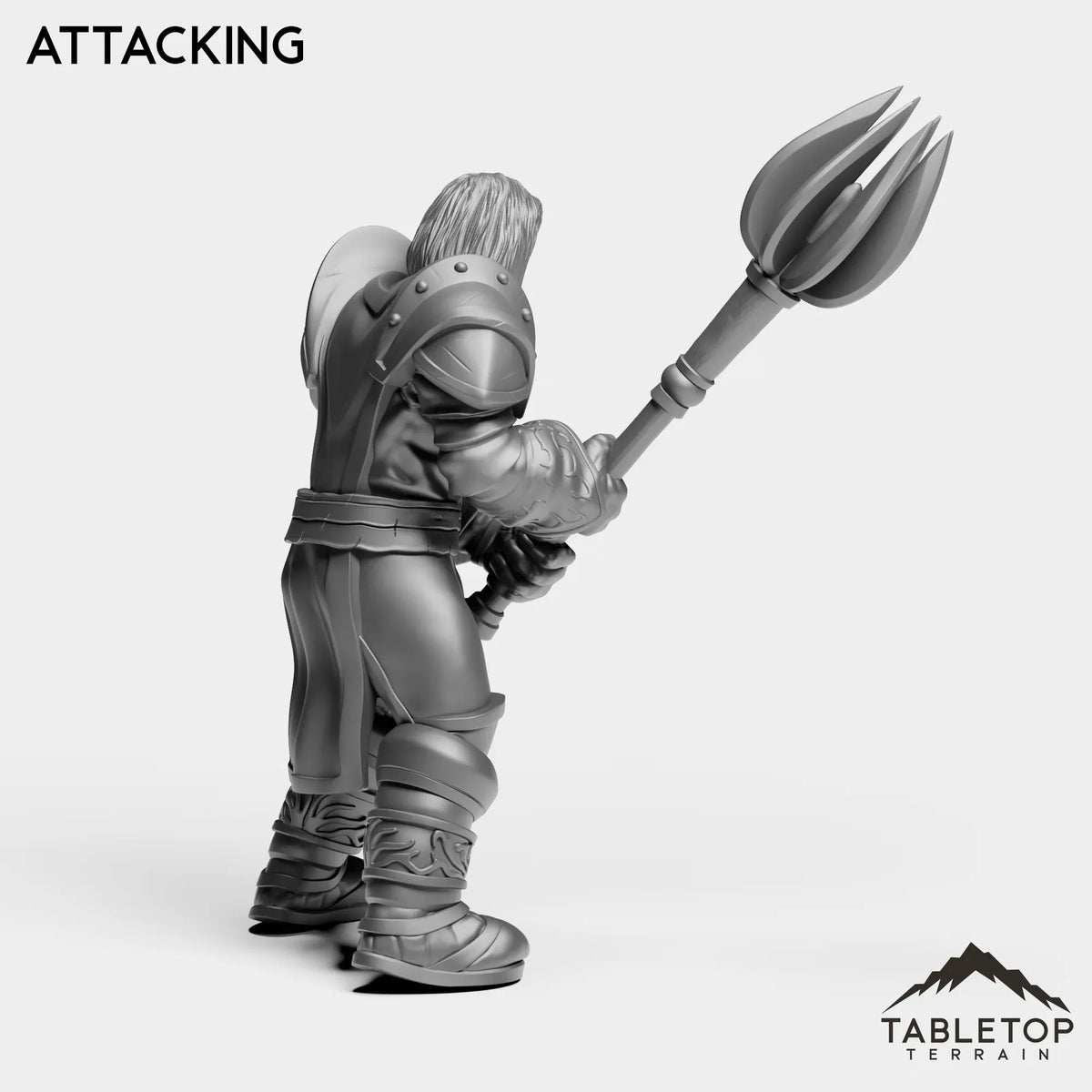 Tabletop Terrain Miniature Paladin Commander