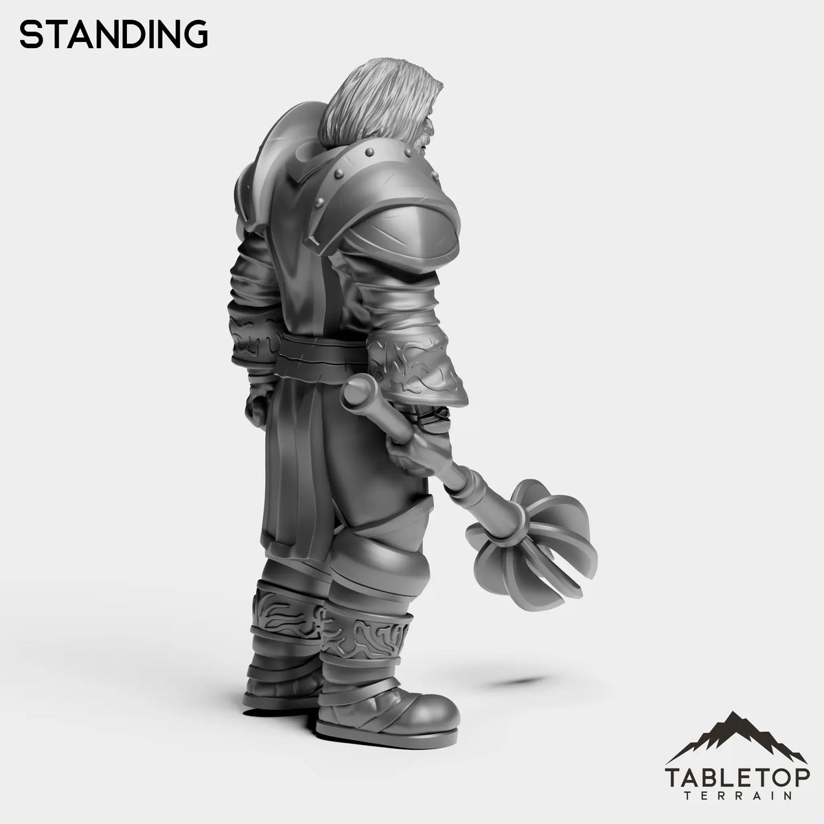 Tabletop Terrain Miniature Paladin Commander