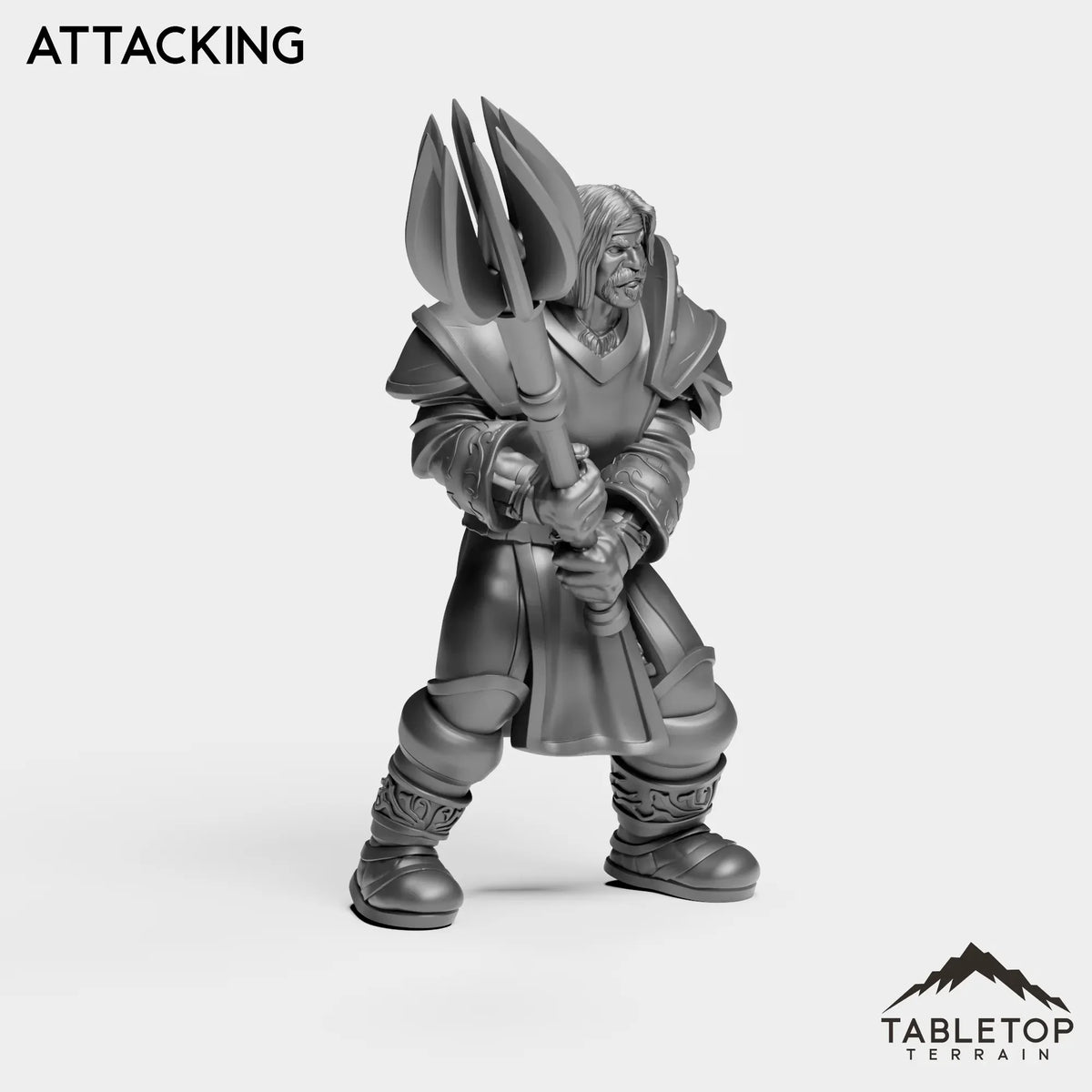 Tabletop Terrain Miniature Paladin Commander