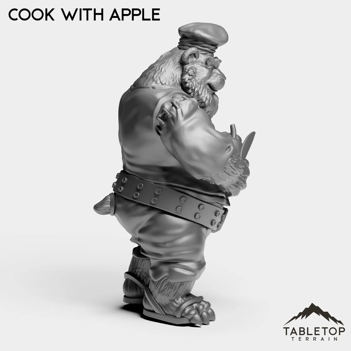 Tabletop Terrain Miniature Panda Cook