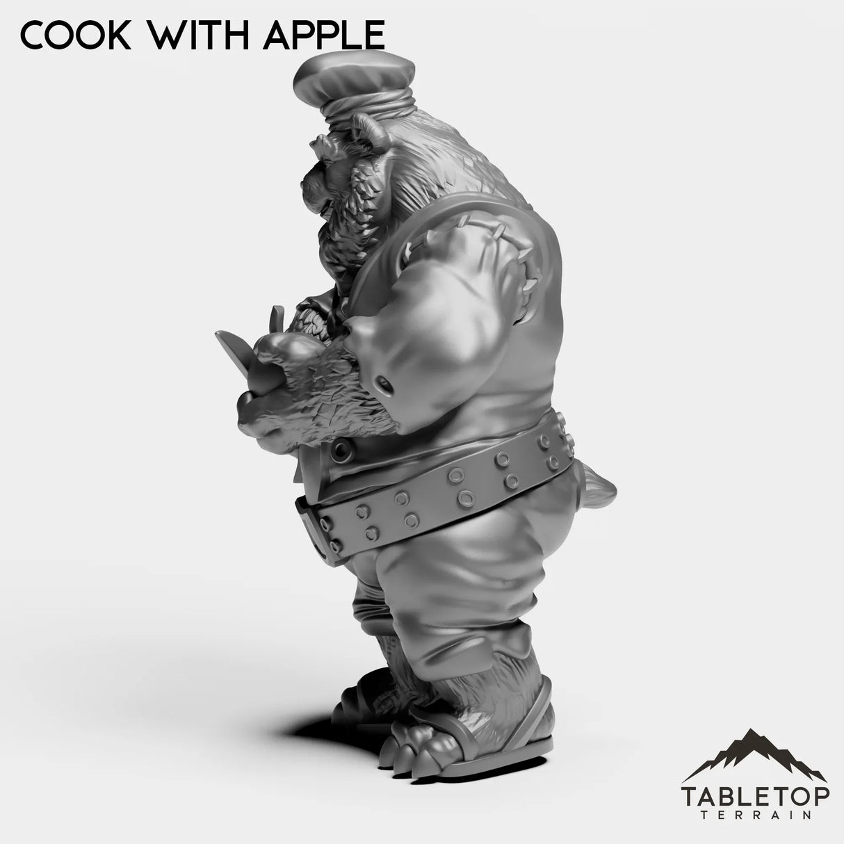 Tabletop Terrain Miniature Panda Cook