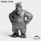 Tabletop Terrain Miniature Panda Cook Panda Cook