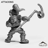 Tabletop Terrain Miniature Panda Girl