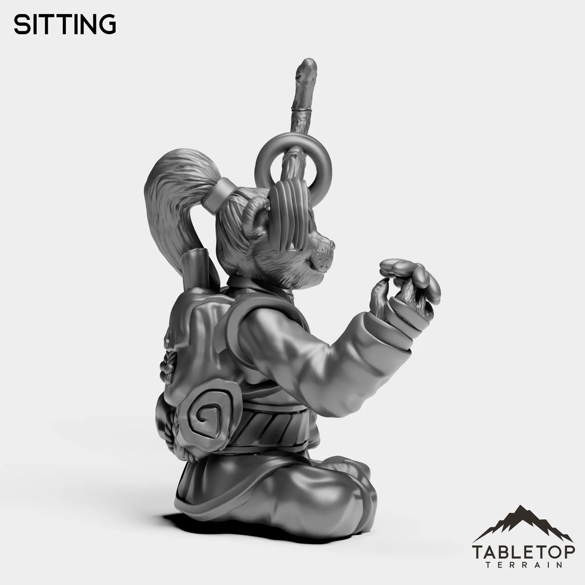Tabletop Terrain Miniature Panda Girl