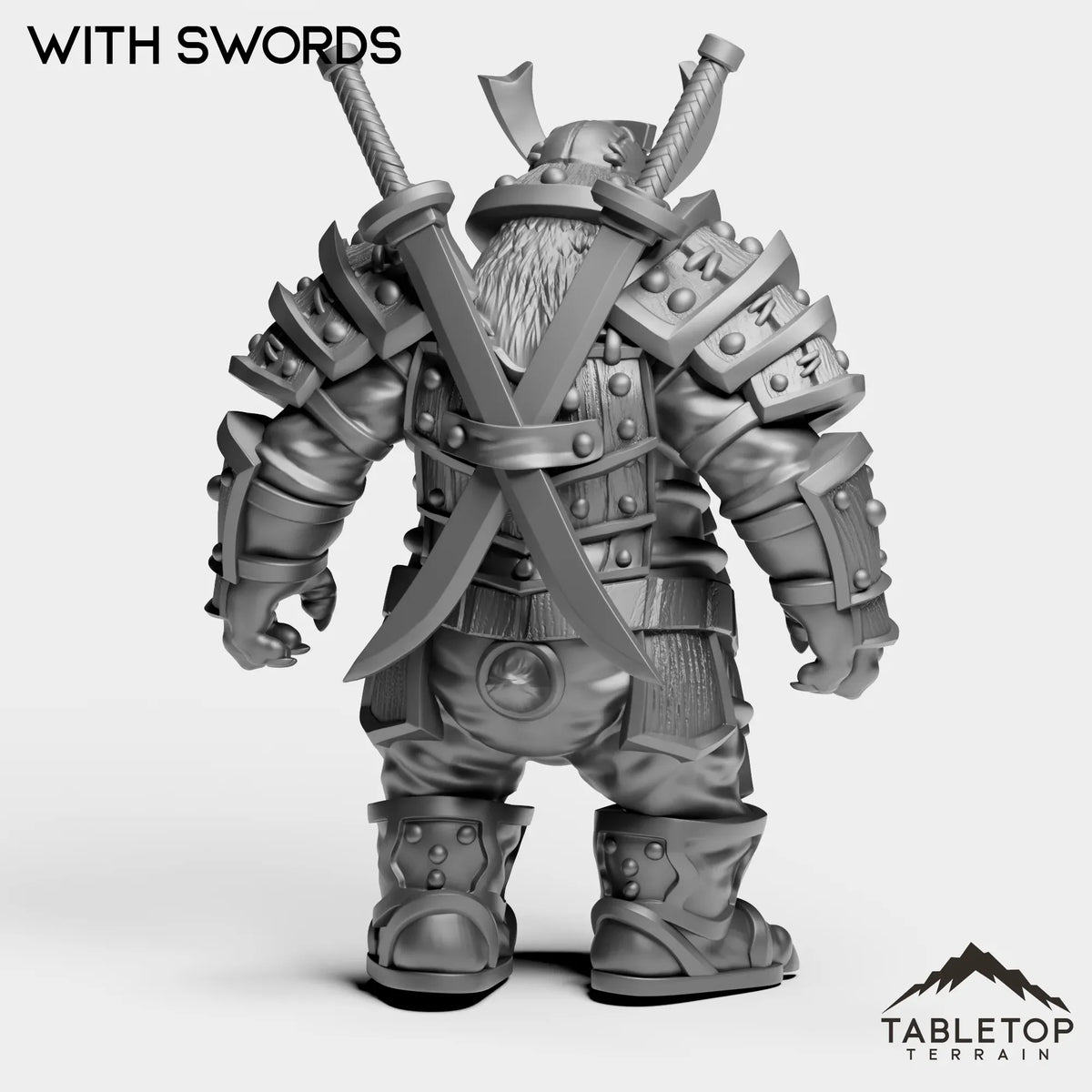 Tabletop Terrain Miniature Panda Heavy